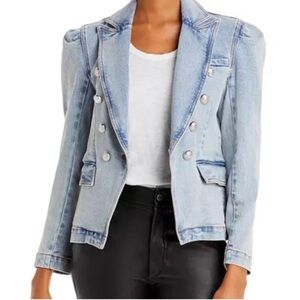 Generation Love Light Blue Denim Jacket with Silver Buttons